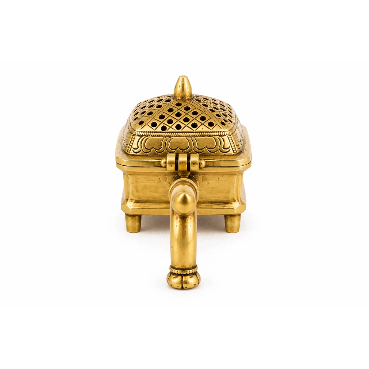 Brass Aarti Dhoop Dani / Incense Burner - Image 6
