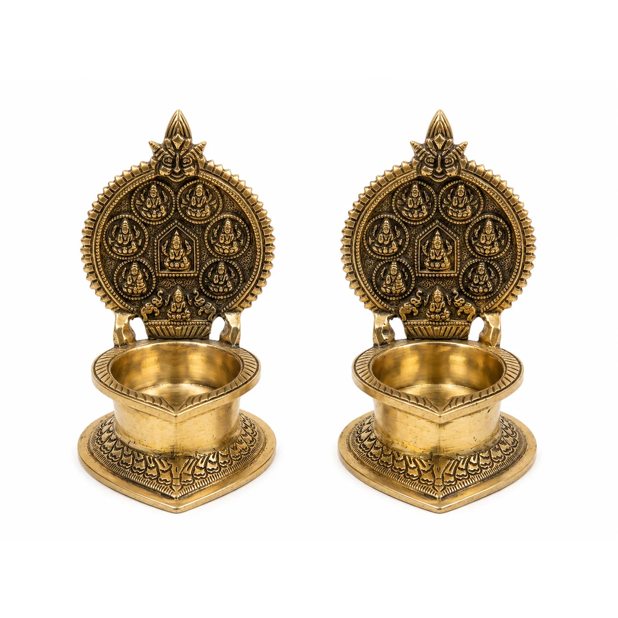Brass Ashtalakshmi Deepam - Image 4