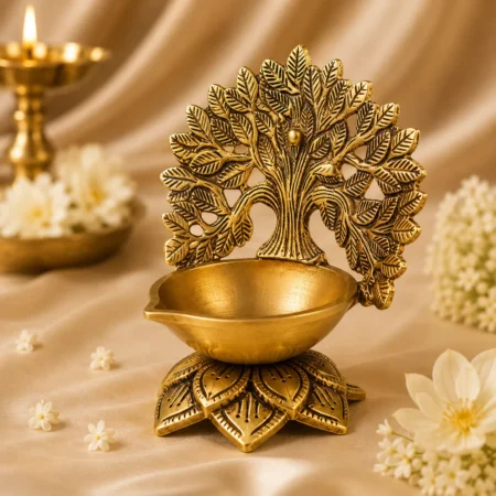 Brass Kalpavriksha Diya