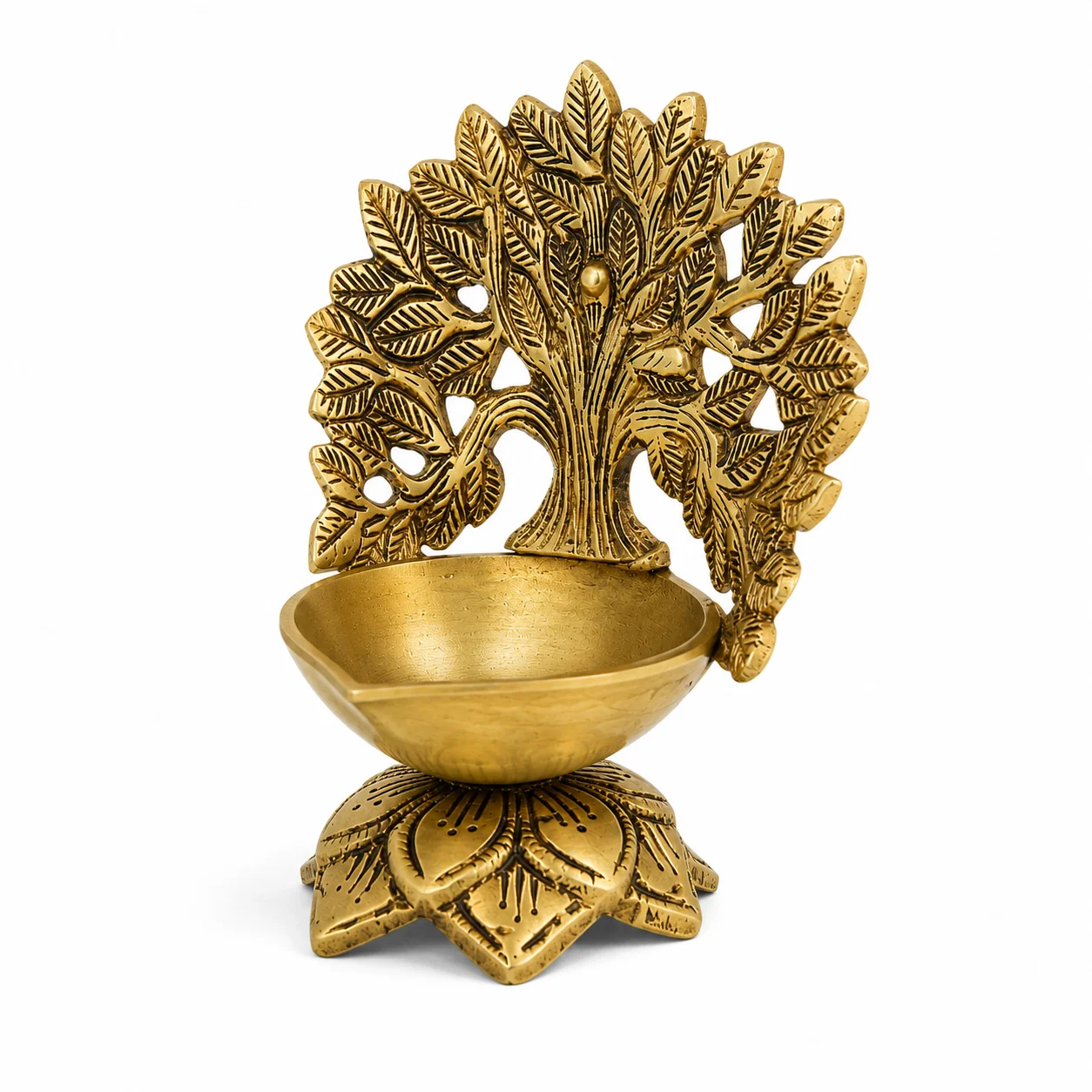Brass Kalpavriksha Diya - Image 3