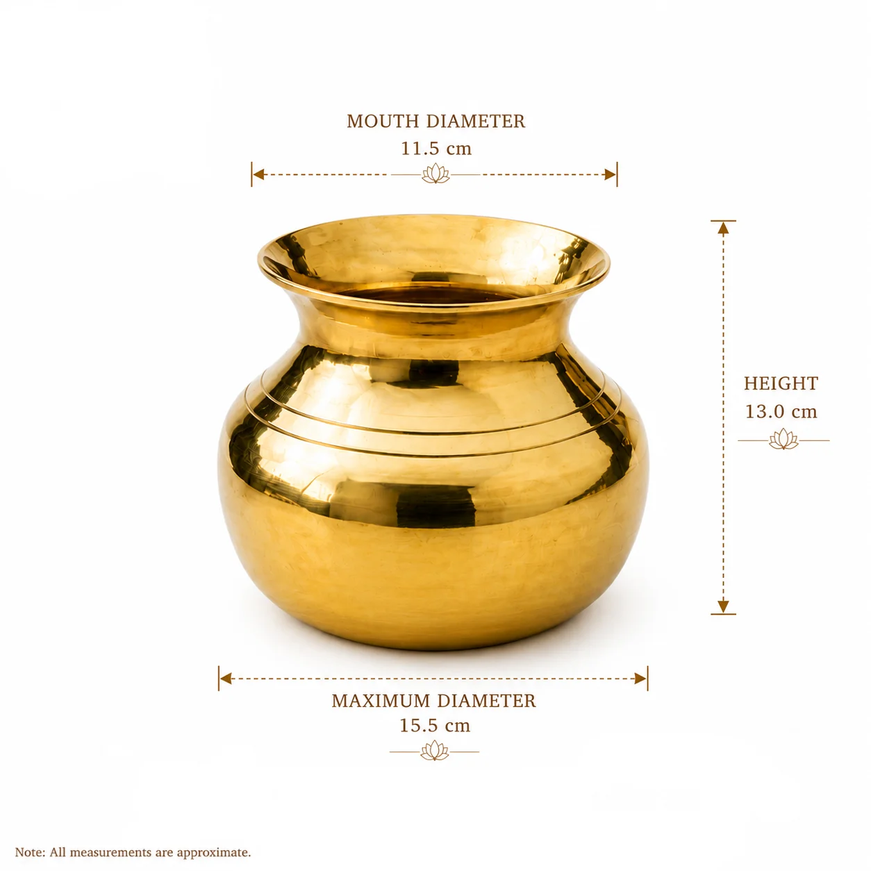 Traditional Brass Kalash for Pooja & Rituals - Image 6